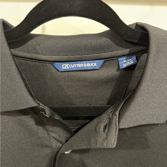 NWOT Cutter & Buck Golf Shirt - Black - Men’s Size M - Picture 2 of 5